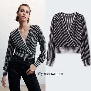 🔥Last 3🔥MANGO Striped knit top